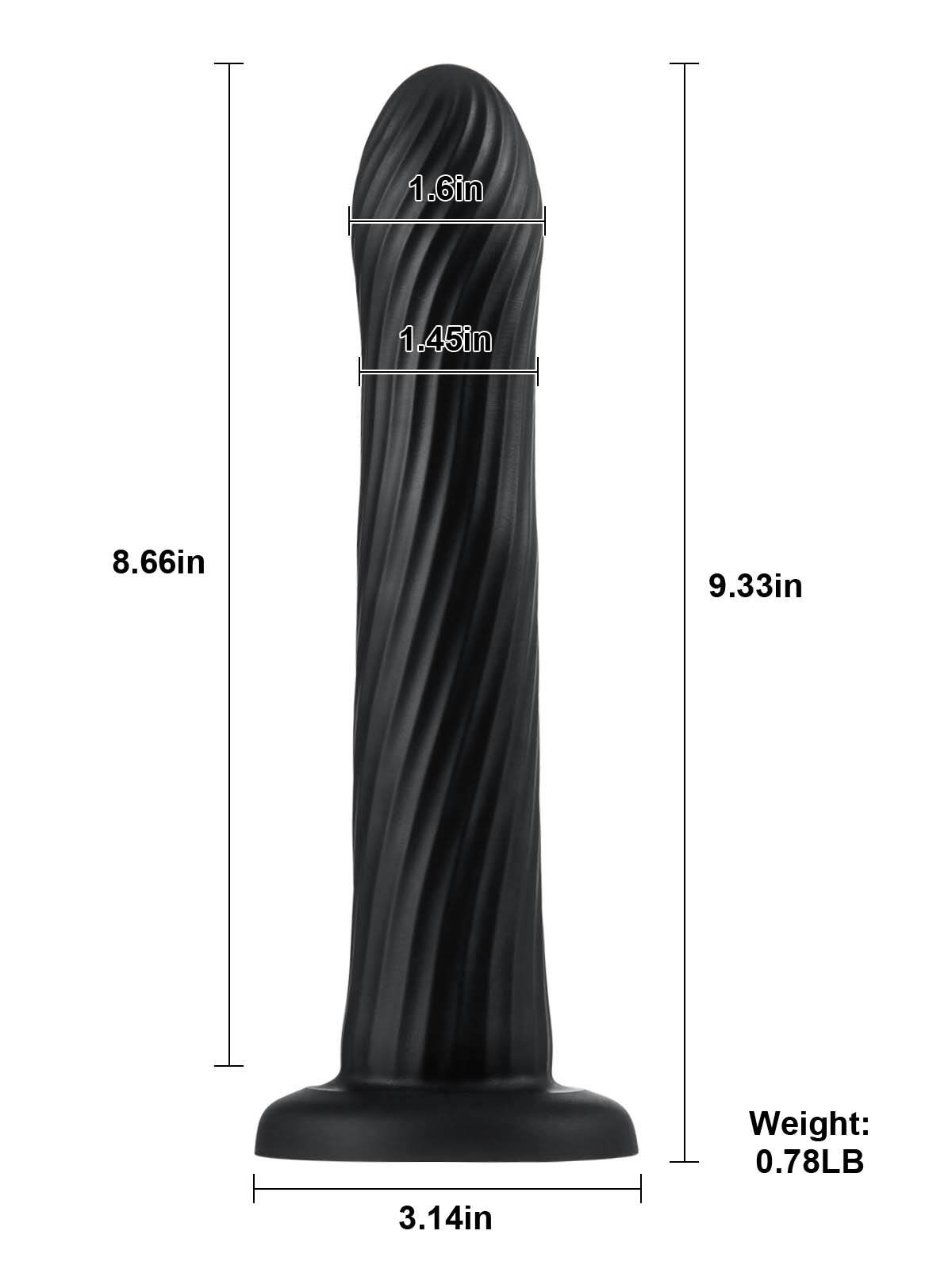 Jeff Small Thrusting Anal Sex Machine Toys - 9.3*1.4 Inch