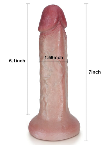 Striker 7.3" x 1.6" Beginner-Friendly Ball-Free Realistic Dildo