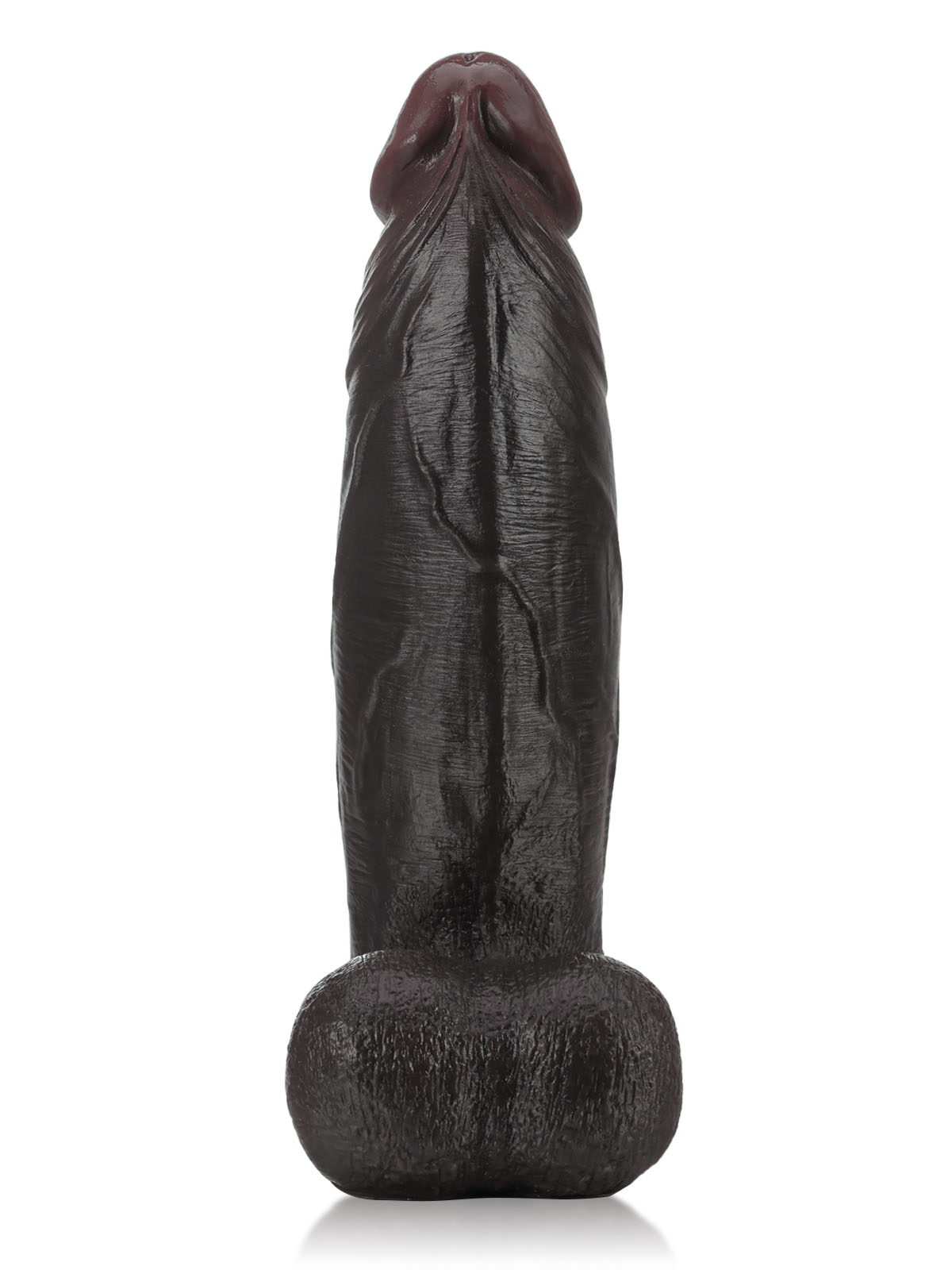 Zeus BBC Black Strong Extra Huge Thick Dual Density Dildo - 11*3 Inch