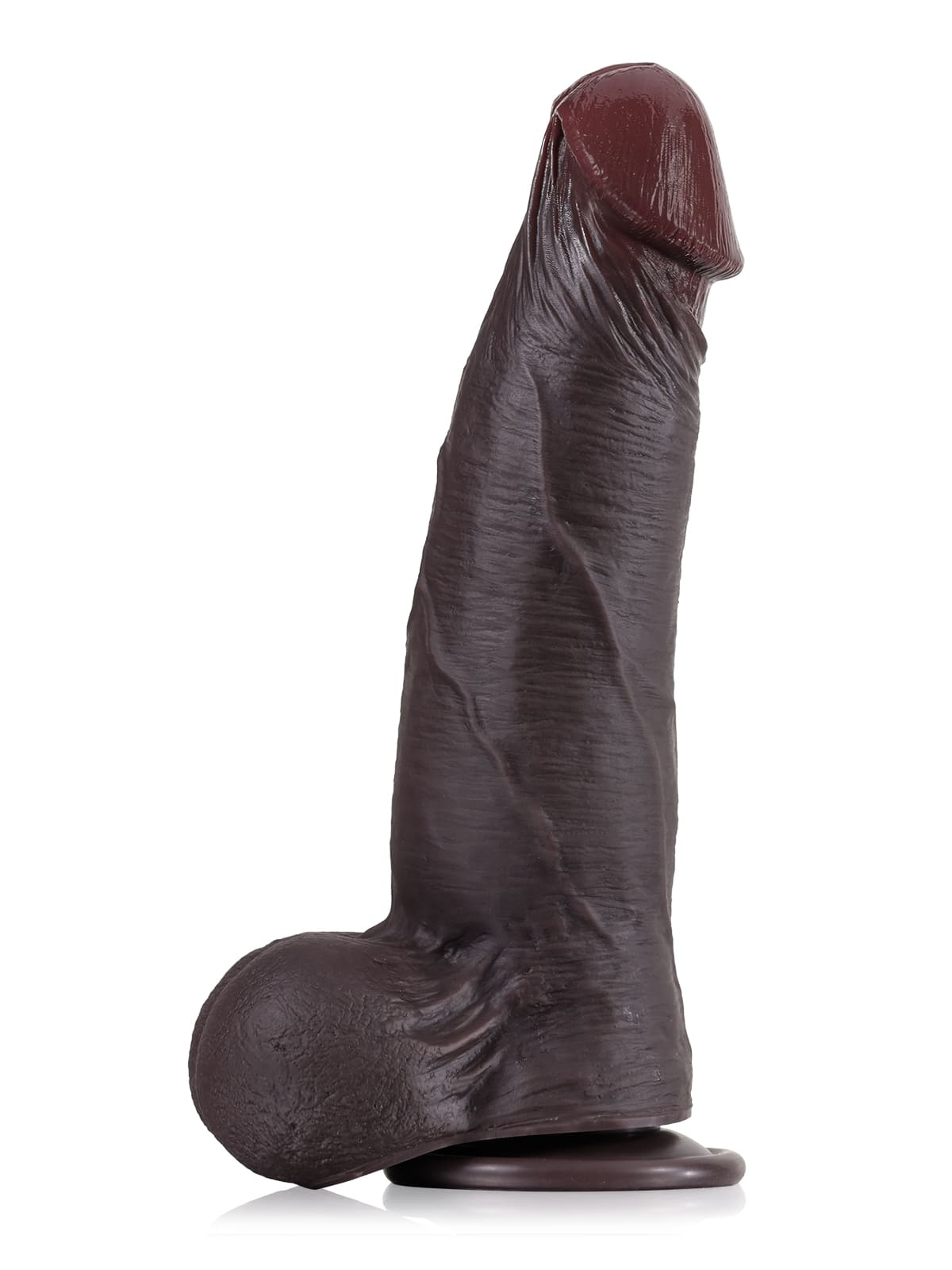 James II Sliding Skin Dildo With Soft Moving Balls - 9*2 Inch