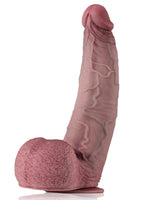 Granite 16" x 3.7" Giant Thick Curved Huge Dildo With Swollen Balls