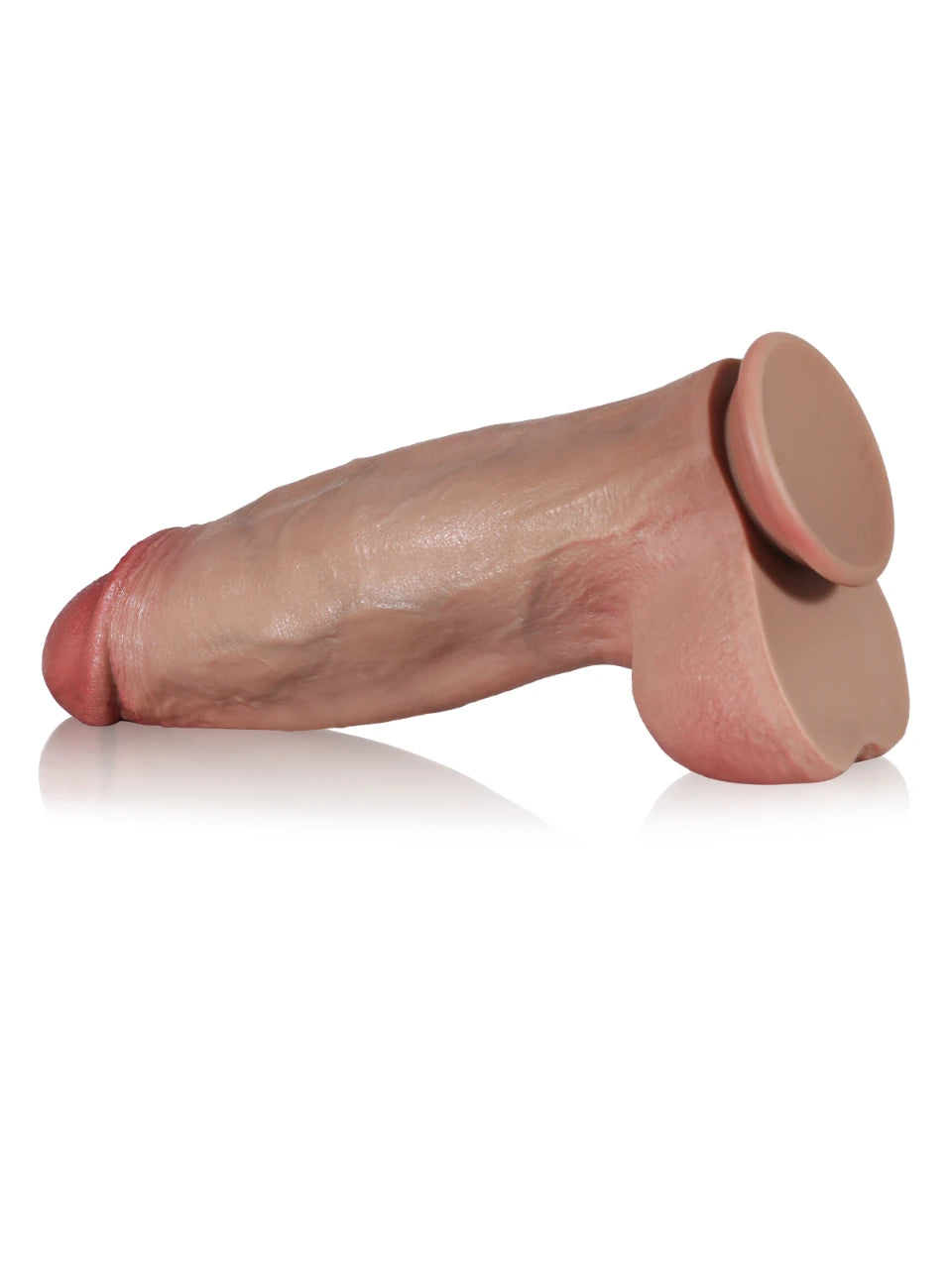 Portland 12.5" x 3.3" Giant Tri-Edge Dildo with Broad Back and Central Ridge-9