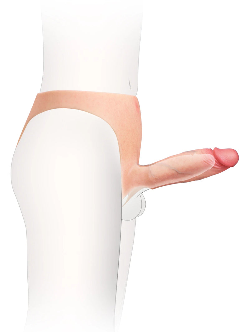 Mesa 7.8" x 2" Wearable Hollow Strap-On Sleeve for ED Support-1