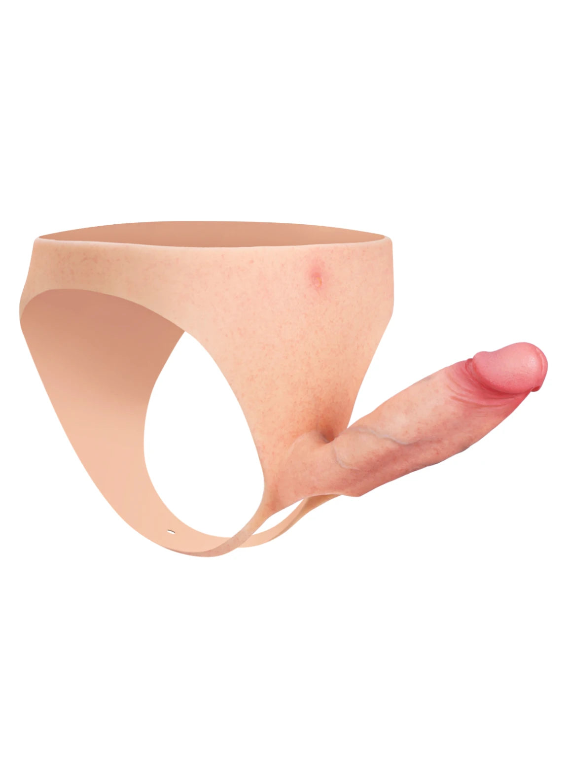 Mesa 7.8" x 2" Wearable Hollow Strap-On Sleeve for ED Support