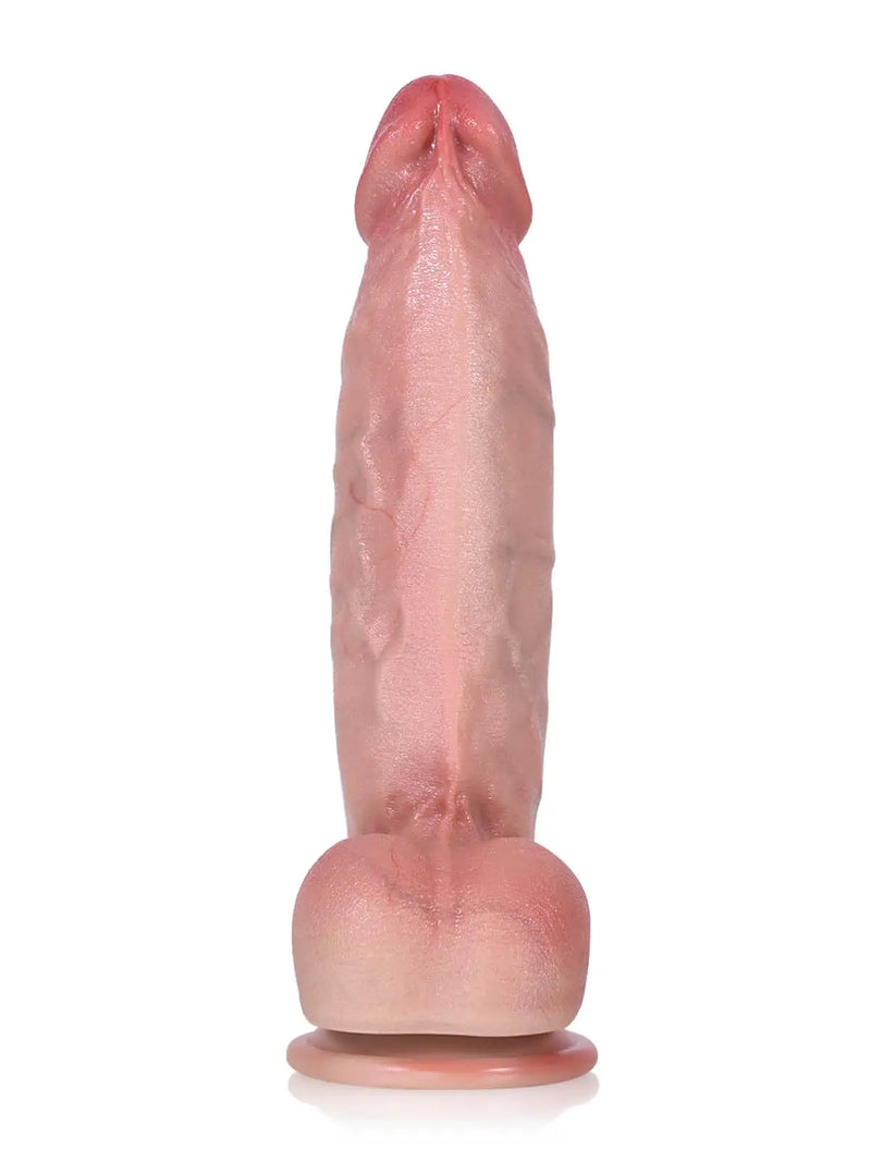 Anders 9.8 x 2.2 Thick Realistic Dildo with Full Rounded Head & Suction Base-4