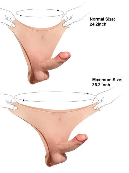 Backer Bendable Strap-On Dildo with Flexible Keel