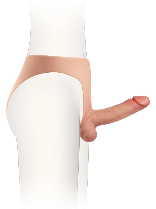 Backer Bendable Strap-On Dildo with Flexible Keel