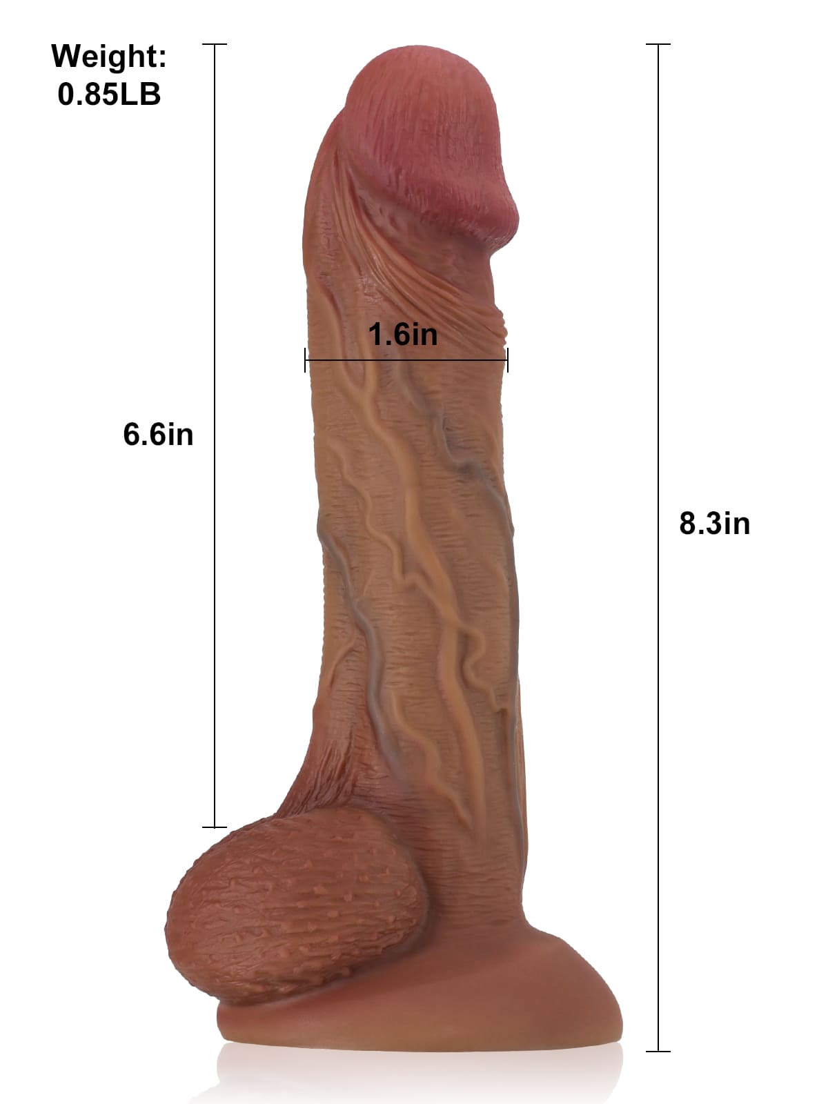 Billy Small Beginner Amateur Anal Realistic Dildo- 8.3*1.6 Inch