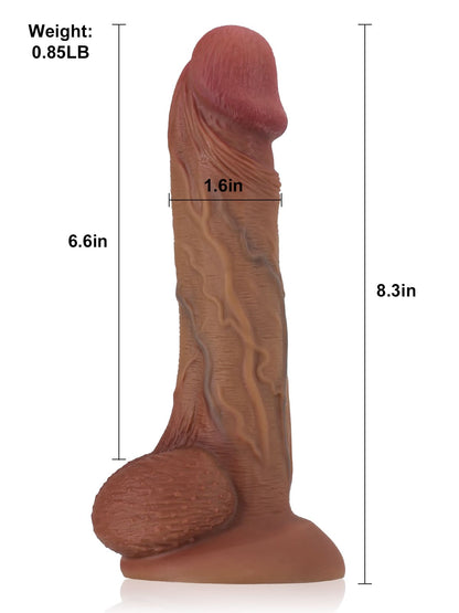 Billy Small Beginner Amateur Anal Realistic Dildo- 8.3*1.6 Inch