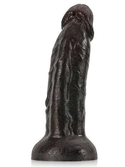 Fisher Black Curved Dildo G Spot Realistic Dildo No Balls - 8*1.9 Inch