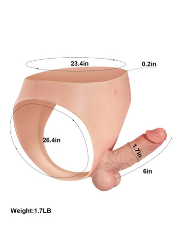 GripX Solid Strap-On Dildo with Adjustable Fit