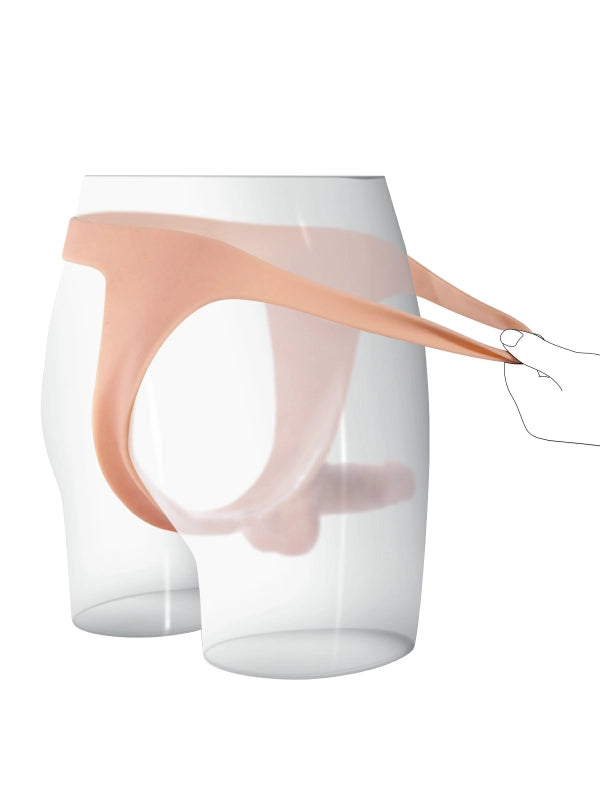 GuardX Slim Strap-On Dildo for Realistic Wear