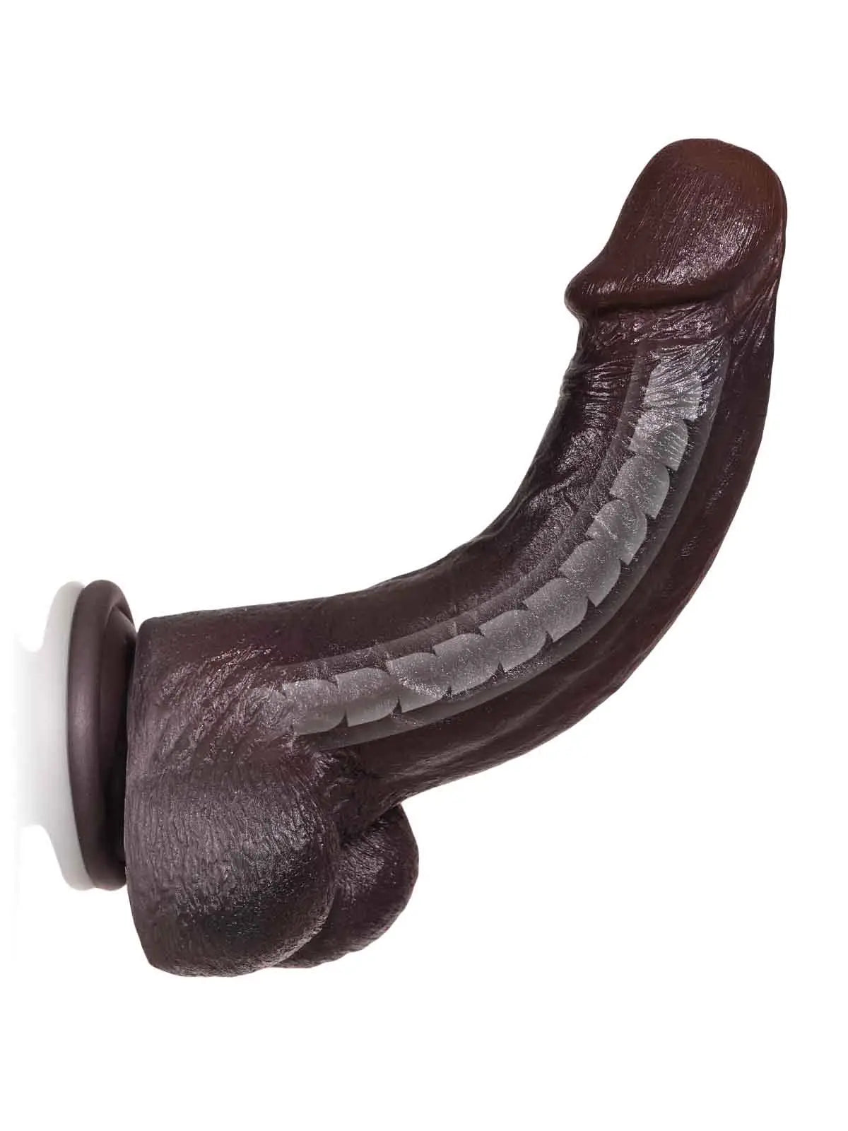 Jake 8.3" x 1.7" Bendable Realistic Dildo with Swollen Head & Suction Base