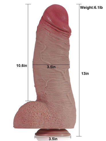 Lee Soft Giant Realistic Dildo For Gay Anal Sex - 13*3.5 Inch