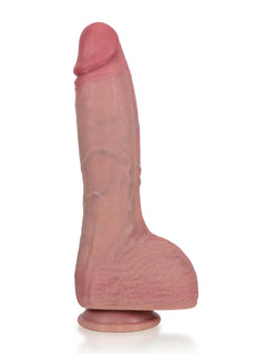 Lennox 11" x 2.2" Gradually Thickening Thrusting Dildo with Vibration & Heat-11