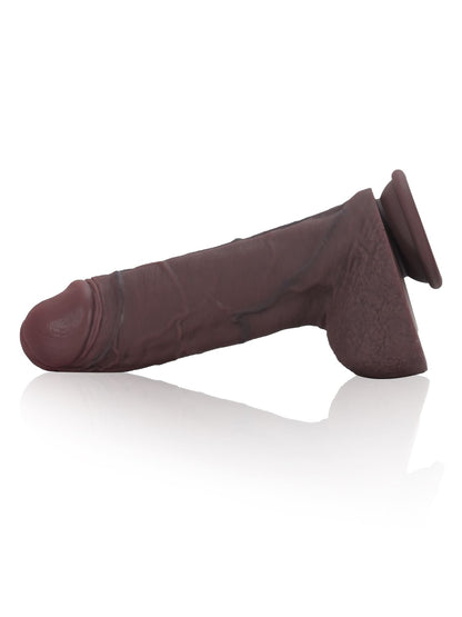 Londo Real Feel Thick Realistic Black Cock Dildo- 9*2.1 Inch
