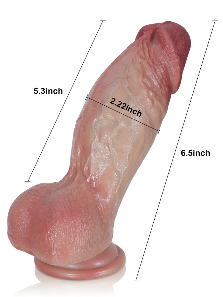 Michael 6.5" x 2.2" Short Thick Realistic Dildo with Full Feel