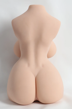 Mira 25.35LB E-Cup TPE Shemale Sex Torso with 7.87" Bendable Dildo, Vagina & Skeleton-7