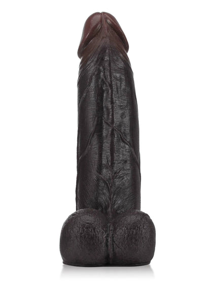 Raptor 10.8" x 2.6" Textured Sliding Skin Dildo with Vac U Lock