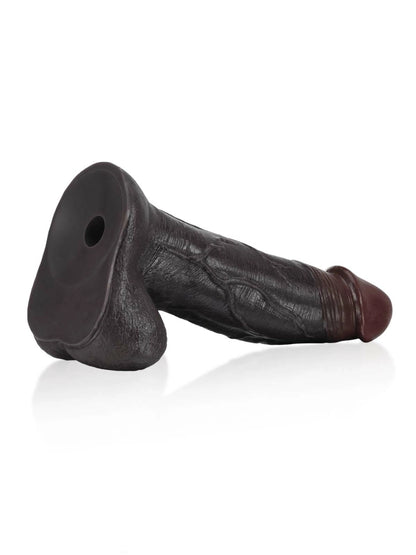 Raptor 10.8" x 2.6" Textured Sliding Skin Dildo with Vac U Lock