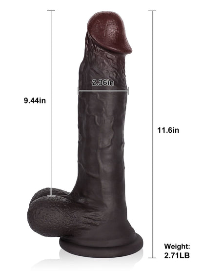 Rolando BBC Thick Dildo Huge Life Like Dildo - 11*2.3 Inch