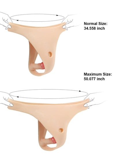 Silicone strap-on with vibrating anal dildo For Suction Cup Dildo (Replaceable dildo not included)