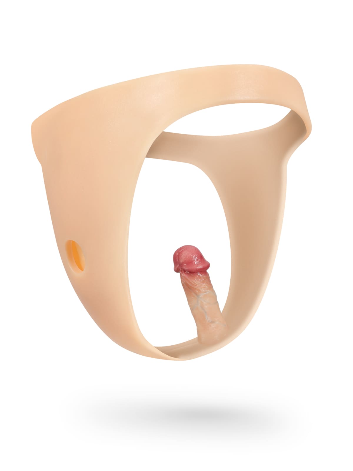 Silicone strap-on with vibrating anal dildo For Suction Cup Dildo (Replaceable dildo not included)