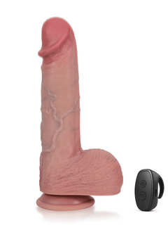 Sawyer 9.8" x 2" Realistic Thrusting Dildo with Deep Ridge & Raised Veins-1