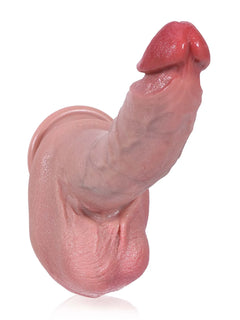 Sean 9.5" x 1.7" Slender Realistic Dildo with Arched Head & Suction Base-7