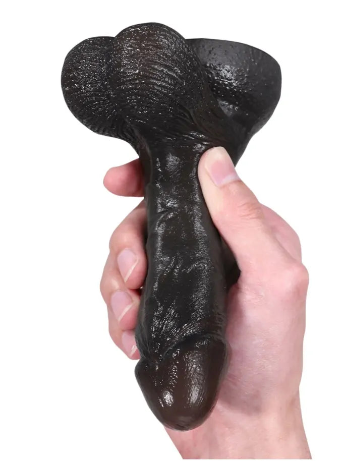 Smith 6.1" x 1.3" Petite Realistic Dildo with Wide Head & Hanging Balls-12