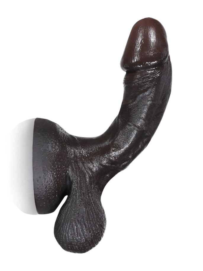 Smith 6.1" x 1.3" Petite Realistic Dildo with Wide Head & Hanging Balls-8