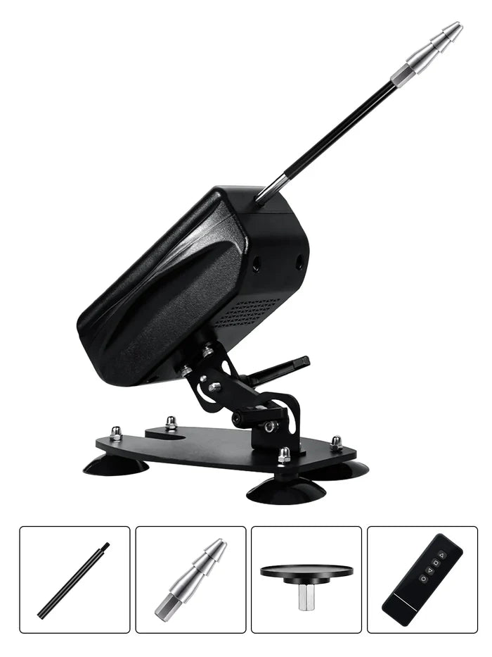 Tempo Quiet Sex Machine with 9 Speeds, Wireless Remote & Vac-U-Lock