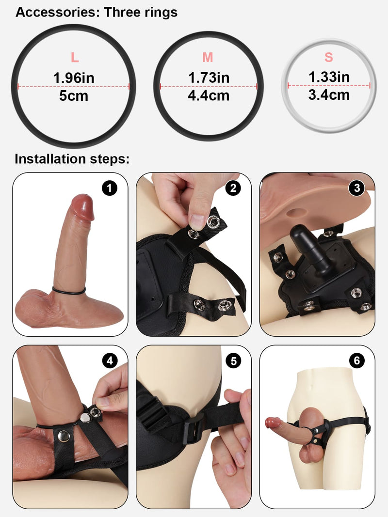 Empire TPE + PU Leather Strap-On Harness with Vac U Lock-5