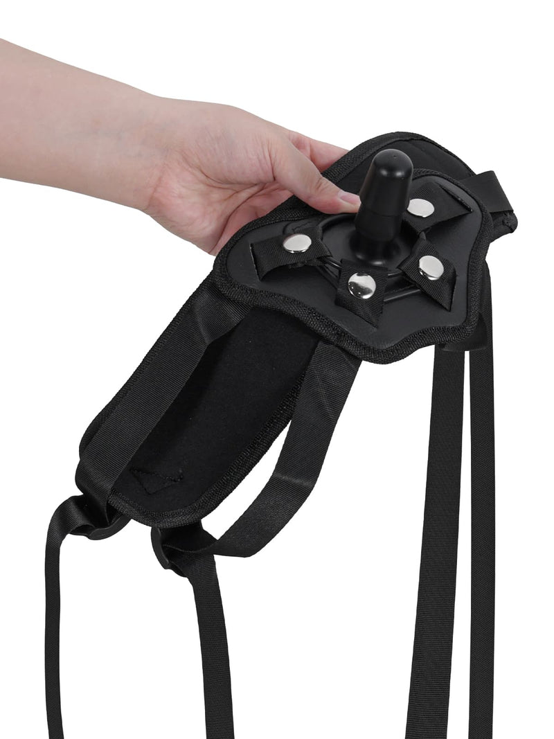Empire TPE + PU Leather Strap-On Harness with Vac U Lock-14