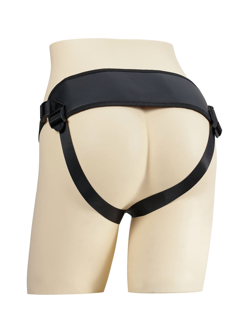 Empire TPE + PU Leather Strap-On Harness with Vac U Lock-10
