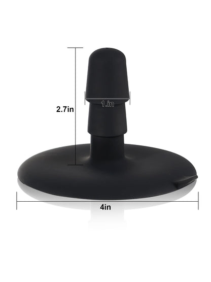 Phantom II Thick Sliding Skin Vac-U-Lock Dildo With Moving Balls  & Vac U Lock Suction Cup - 9*2 Inch